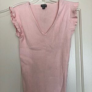 J. Crew Sleeveless Light Pink Sweater
